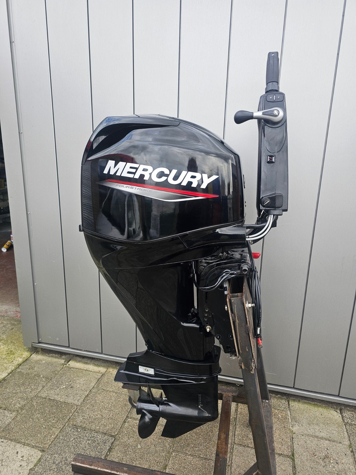 MERCURY 60PK  4TAKT EFI  LANGSTAART POWERTRIM NETTE STAAT, Watersport en Boten, Ophalen, Gebruikt, Benzine, 30 pk of meer