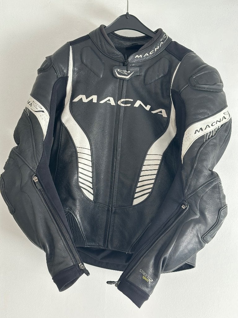 Tweedelig lederen motorpak - Macna, Ophalen, Macna, Revit, Evolution, IXS, Tweedehands, Heren