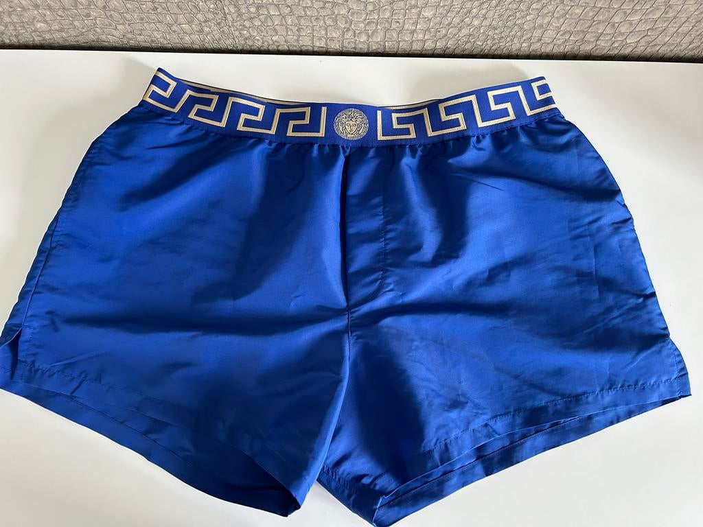 Versace Zwemshort 6 / XL - Nieuw - Origineel, Kleding | Heren, Ophalen of Verzenden, Maat 56/58 (XL), Blauw, Zwemshort