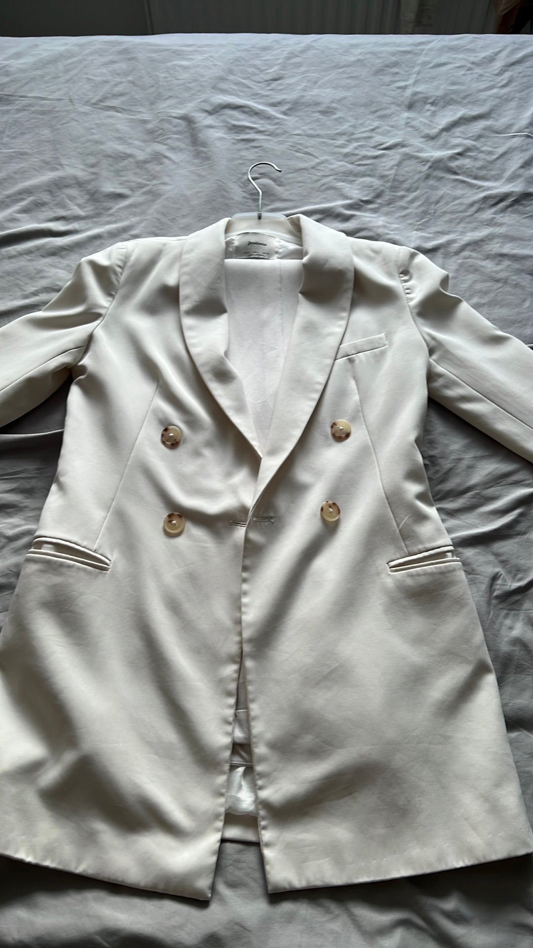 Stradivarius colbert, Ophalen of Verzenden, Zo goed als nieuw, Maat 38/40 (M), Wit