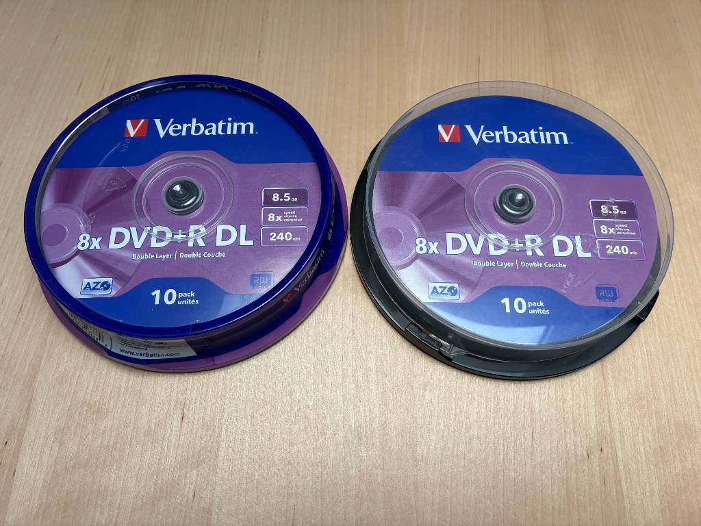 19x VERBATIM DVD+R DL Double Layer beschrijfbare DVD's !, Computers en Software, Beschrijfbare discs, Verzenden, Nieuw, Dvd, Dubbellaags