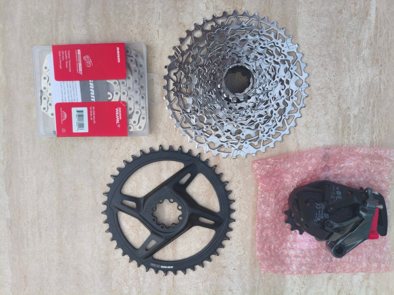 sram rival xplr 1x12 groepset onderdelen, Fietsen en Brommers, Ophalen of Verzenden