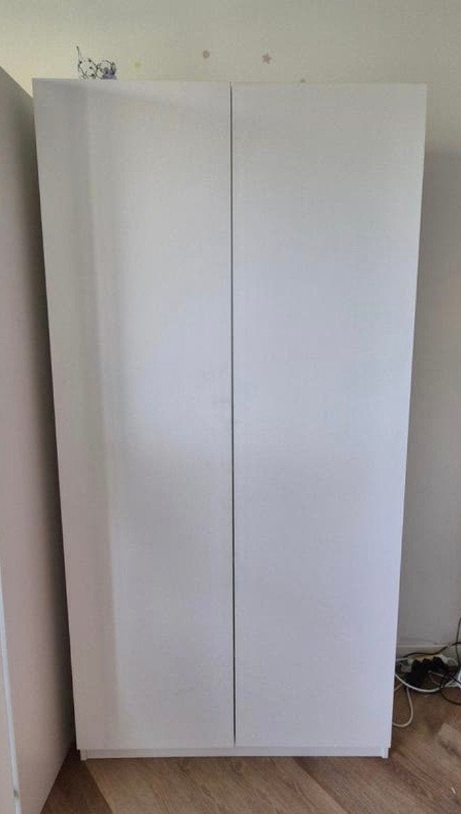 Mooie Ikea Pax twee deuren kledingkast in perfect staat., Ophalen, 200 cm of meer, 50 tot 100 cm, Zo goed als nieuw
