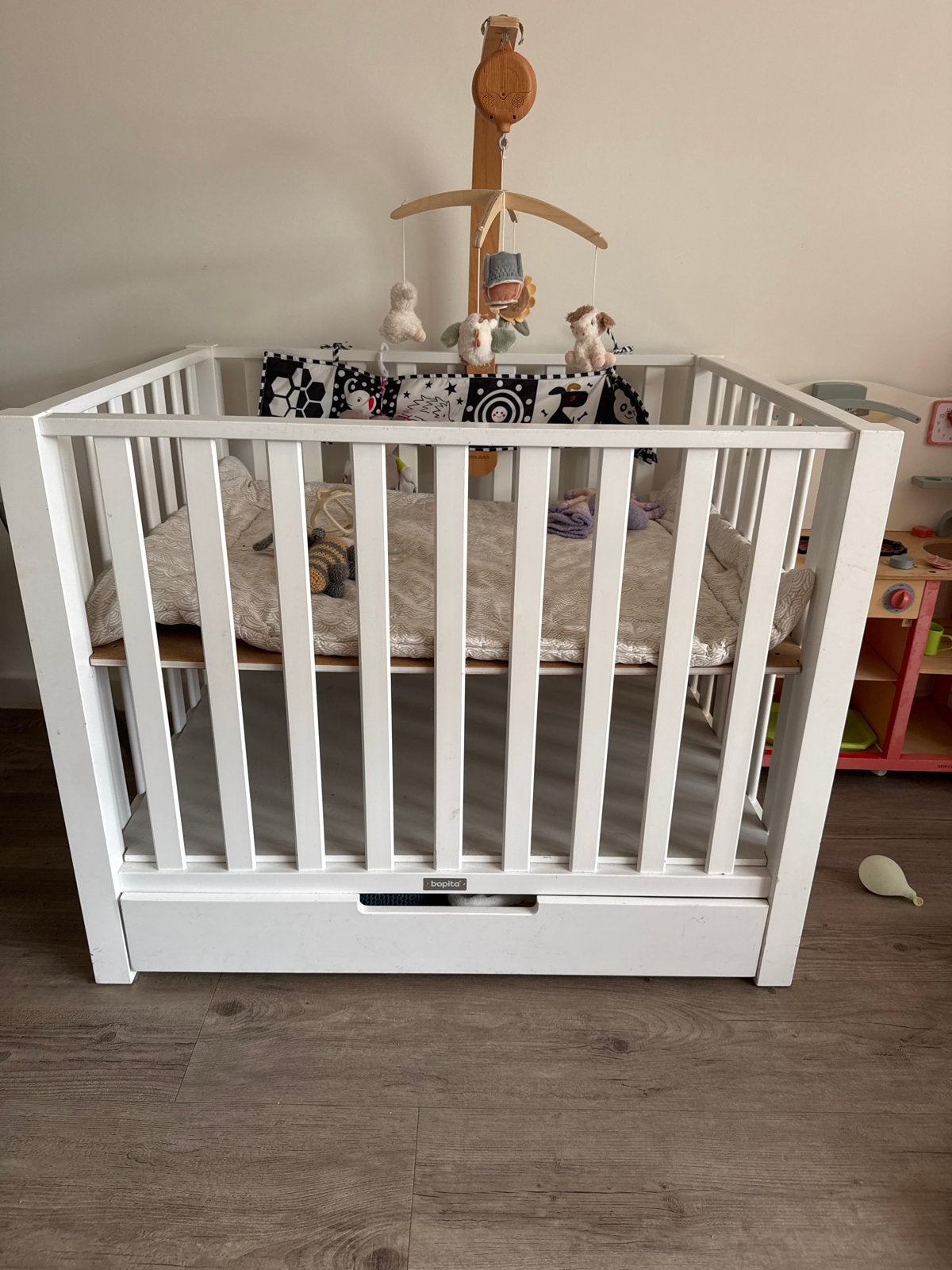 Bopita Speelbox Wit - Gebruikt maar functioneel, Kinderen en Baby's, Ophalen, Gebruikt, Vierkant, Lade