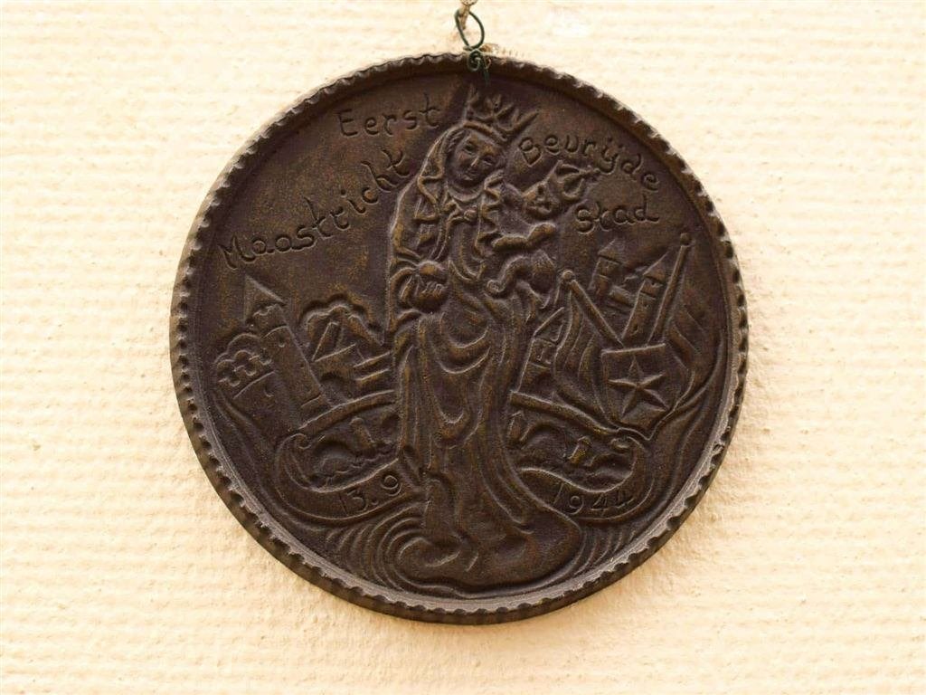 Gietijzeren Herinneringspenning 53384, Ophalen of Verzenden, Gebruikt