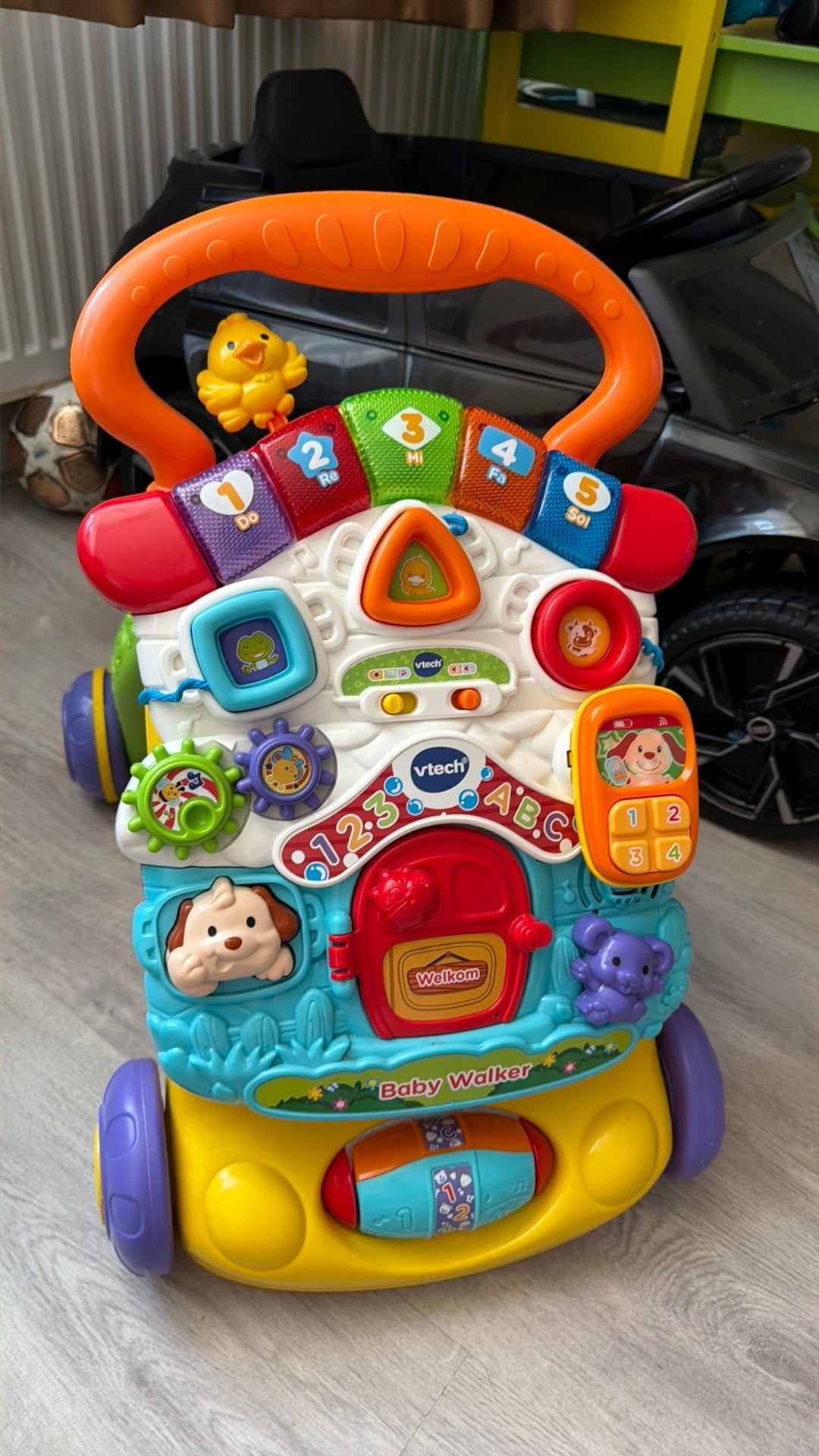 Baby walker, Kinderen en Baby's, Speelgoed | Vtech, Ophalen, Zo goed als nieuw, 6 maanden tot 2 jaar