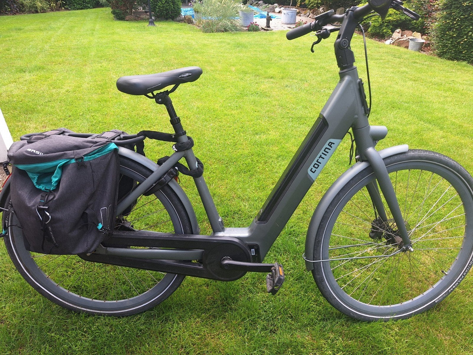 Cortina E-Nite E-bike - Zo goed als nieuw, 500Wh accu, Fietsen en Brommers, Elektrische fietsen, Zo goed als nieuw, Cortina, 47 tot 51 cm