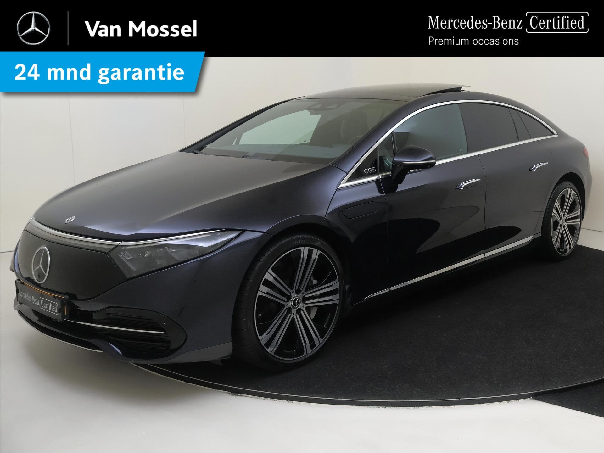 Mercedes-Benz EQS 450+ Luxury Line 108 kWh / Panoramadak/ 22, Automaat, 719 km, Achterwielaandrijving, Gebruikt
