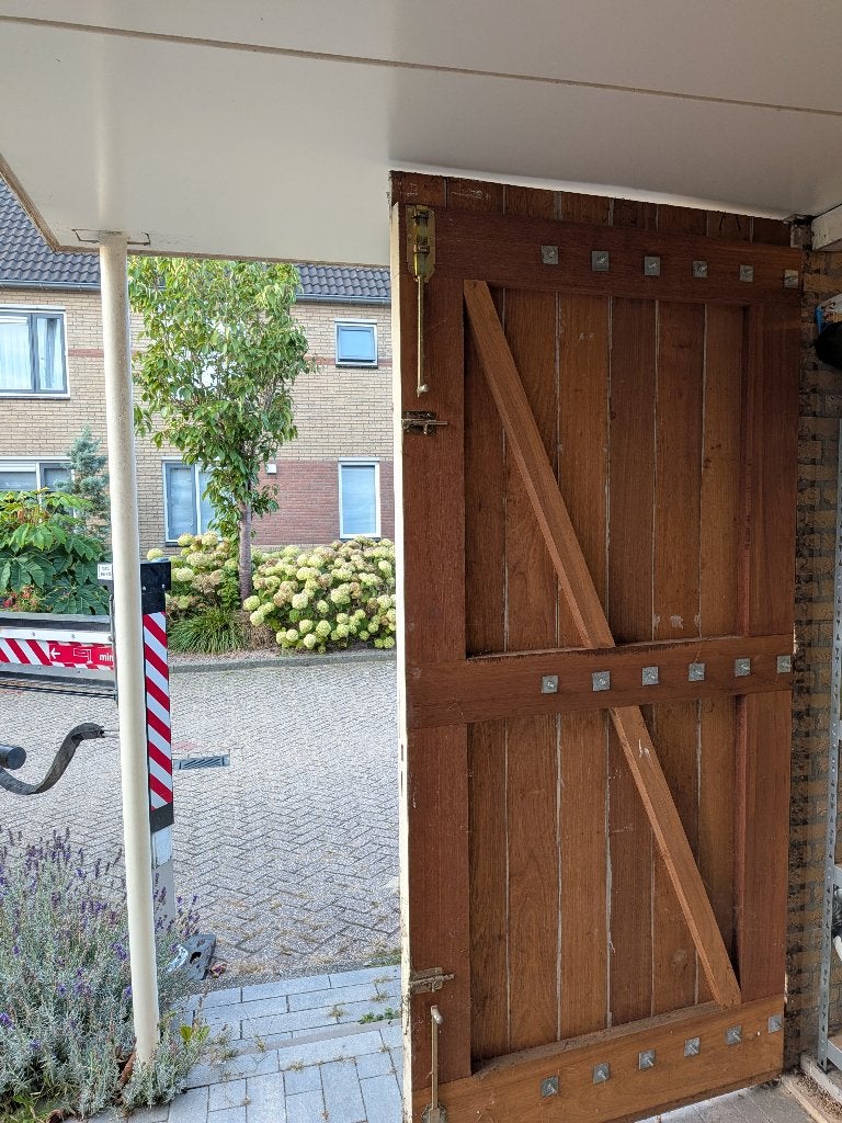 Schuurdeuren / garagedeuren, Ophalen, Gebruikt, Garagedeur, Hout