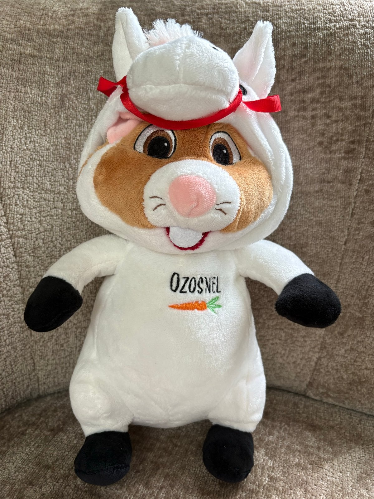 AH Hamster paard Ozosnel Sinterklaas, Kinderen en Baby's, Speelgoed | Knuffels en Pluche, Albert Heijn, Hamster, Ophalen of Verzenden