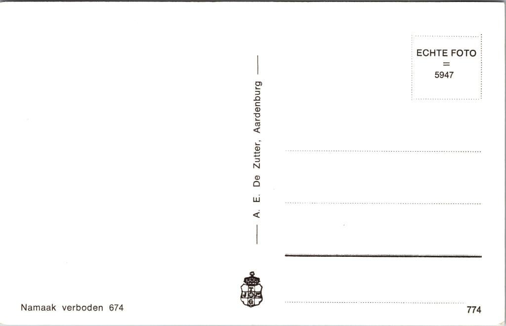 Aardenburg - 12 ansichtkaarten Kraalpoort Markt ..., Verzenden, 1960 tot 1980, Gelopen, Zeeland