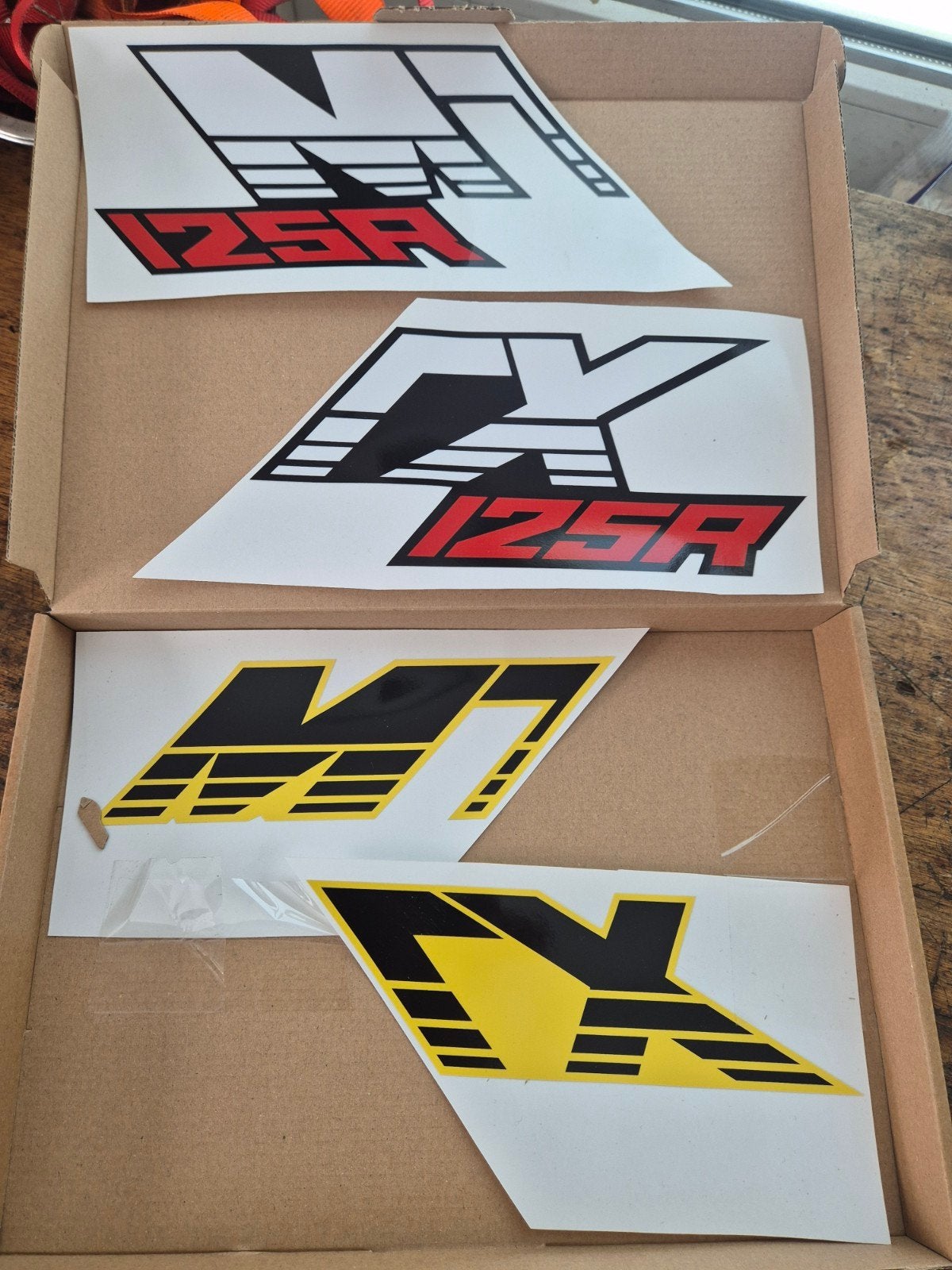 Tank stickerset Honda MTX125R TC02 RG met pakking koppelings, Motoren, Accessoires | Stickers, Ophalen of Verzenden