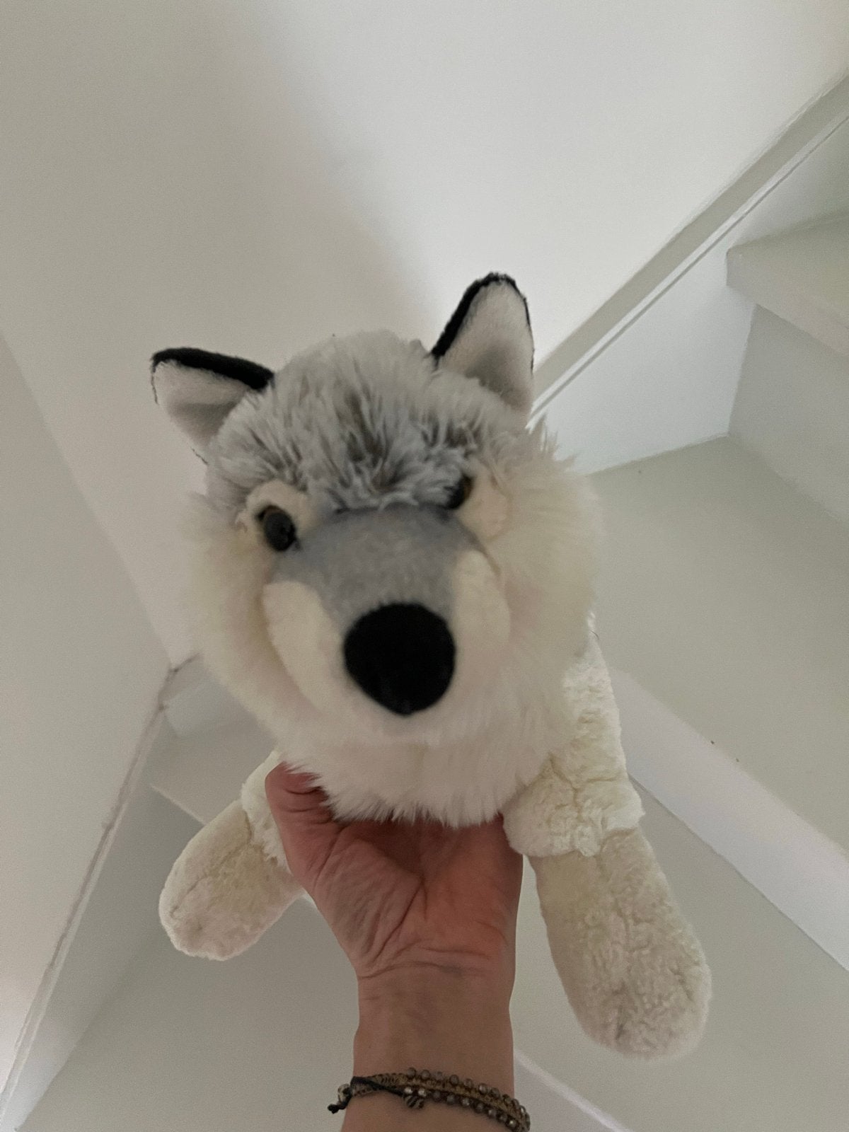 Grote knuffel wolf Artis, Kinderen en Baby's, Speelgoed | Knuffels en Pluche, Overige typen, Grijs, Ophalen of Verzenden, Zo goed als nieuw