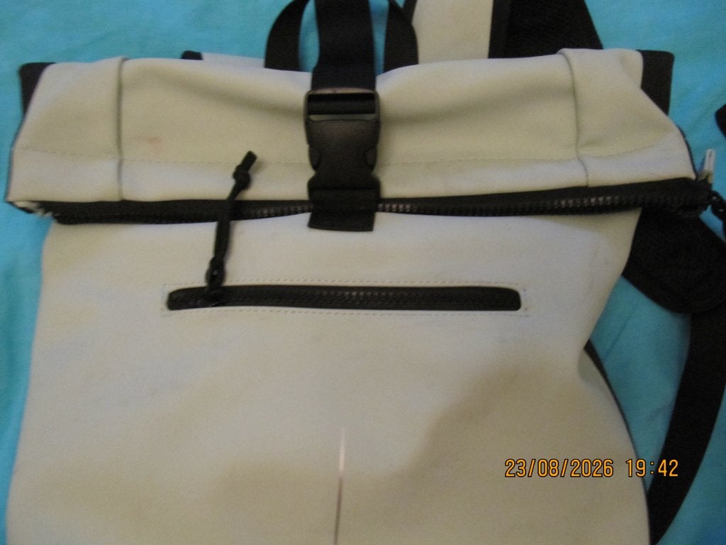 zgan rugtas Mart New York mint NEW REBELS rolltop rugzak, Ophalen, 30 tot 40 cm, Rugtas, Zo goed als nieuw