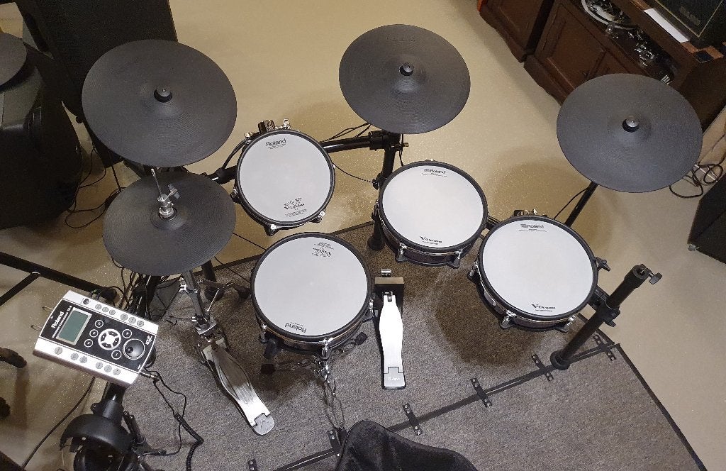 Roland electronisch drumstel met delen van TD30 en TD9, Ophalen, Gebruikt, Roland