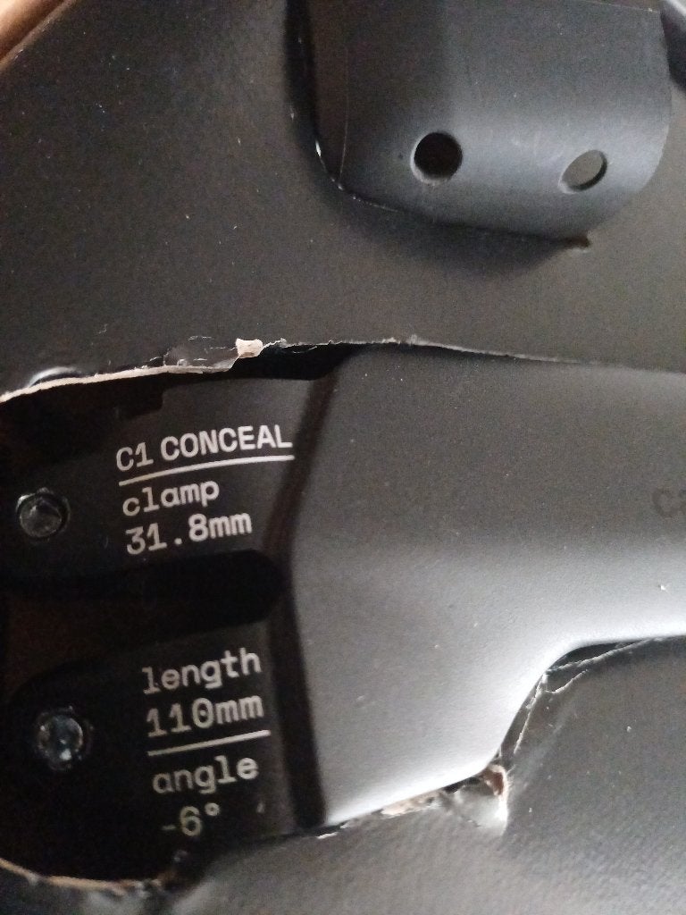Stuurpen racefiets C1 Conceal Cannondale, Gebruikt, Overige typen, Ophalen of Verzenden, Cannondale