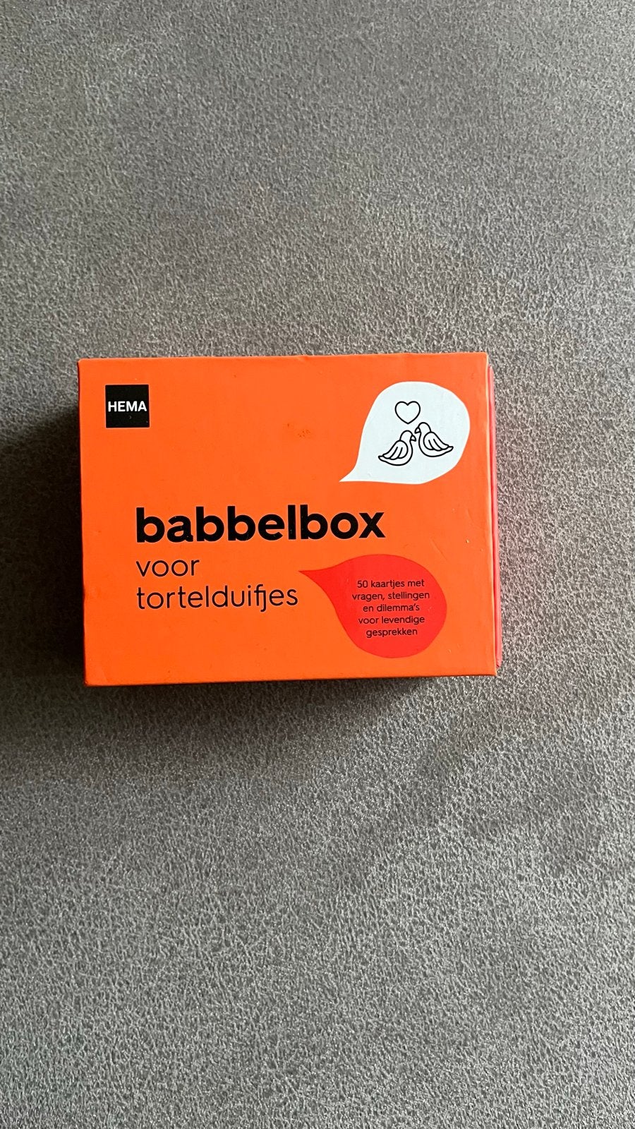 Hema Babbelbox voor tortelduifjes - Nieuw, Een of twee spelers, Ophalen of Verzenden, Nieuw