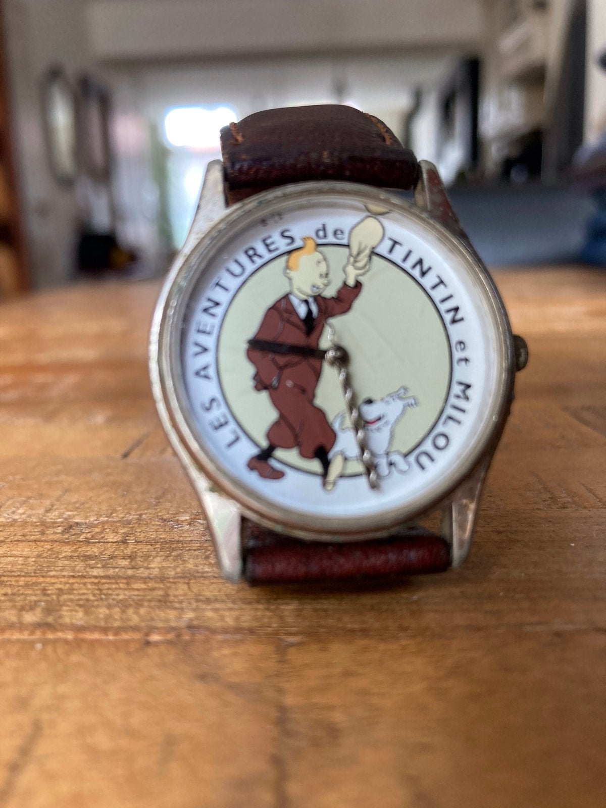 Tintin / Kuifje horloge "Les aventures de TinTin en Milou", Overige merken, Overige materialen, Met bandje, Polshorloge