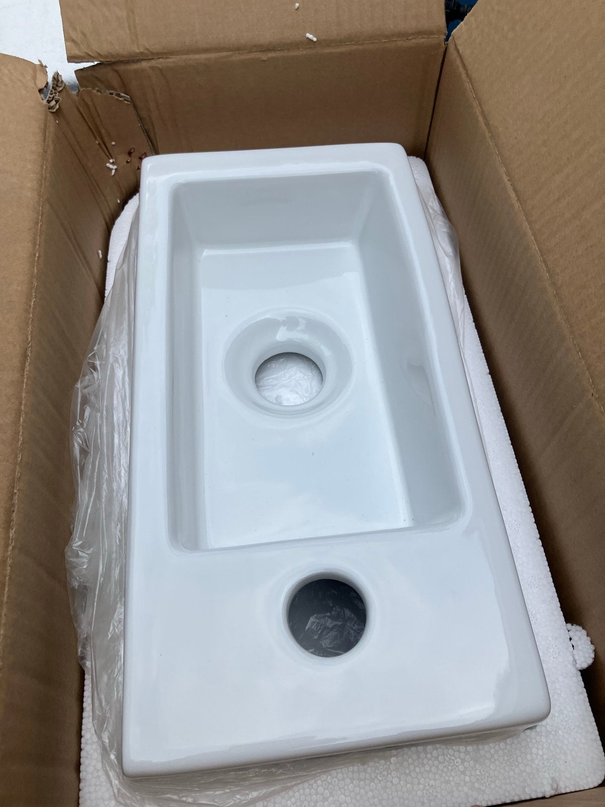 Mueller Mini-Apa links fontein 360x180x90 wit, Doe-het-zelf en Verbouw, Sanitair, Ophalen of Verzenden, Nieuw, Wastafel