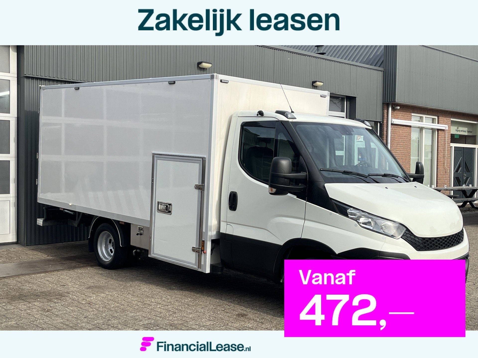 Iveco Daily 50C15 3.0 375 Servicewagen Trekhaak 3500kg Airco, Zwart, 4 cilinders, Iveco, Wit