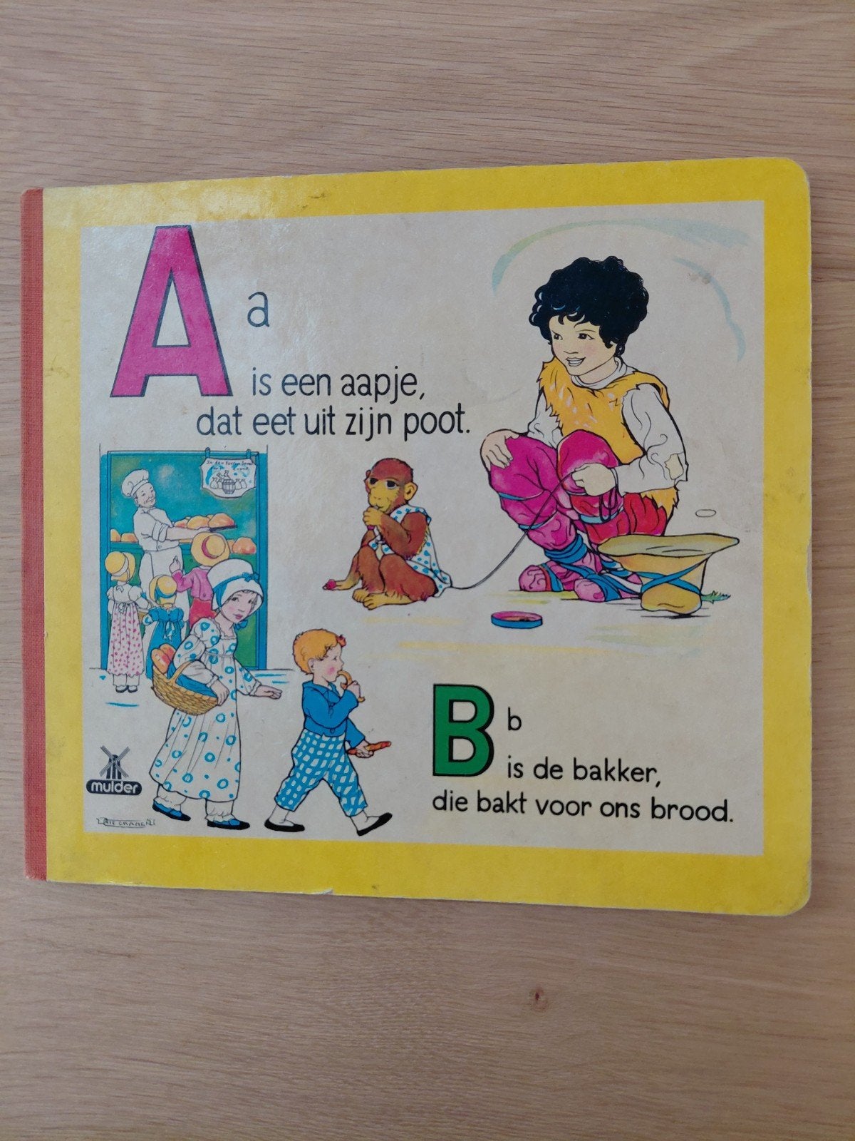 Vintage ABC Boekje - Mulder & Zoon - Educatief Prentenboek, Ophalen of Verzenden, Gelezen, Onbekend (Mulder & Zoon), Non-fictie