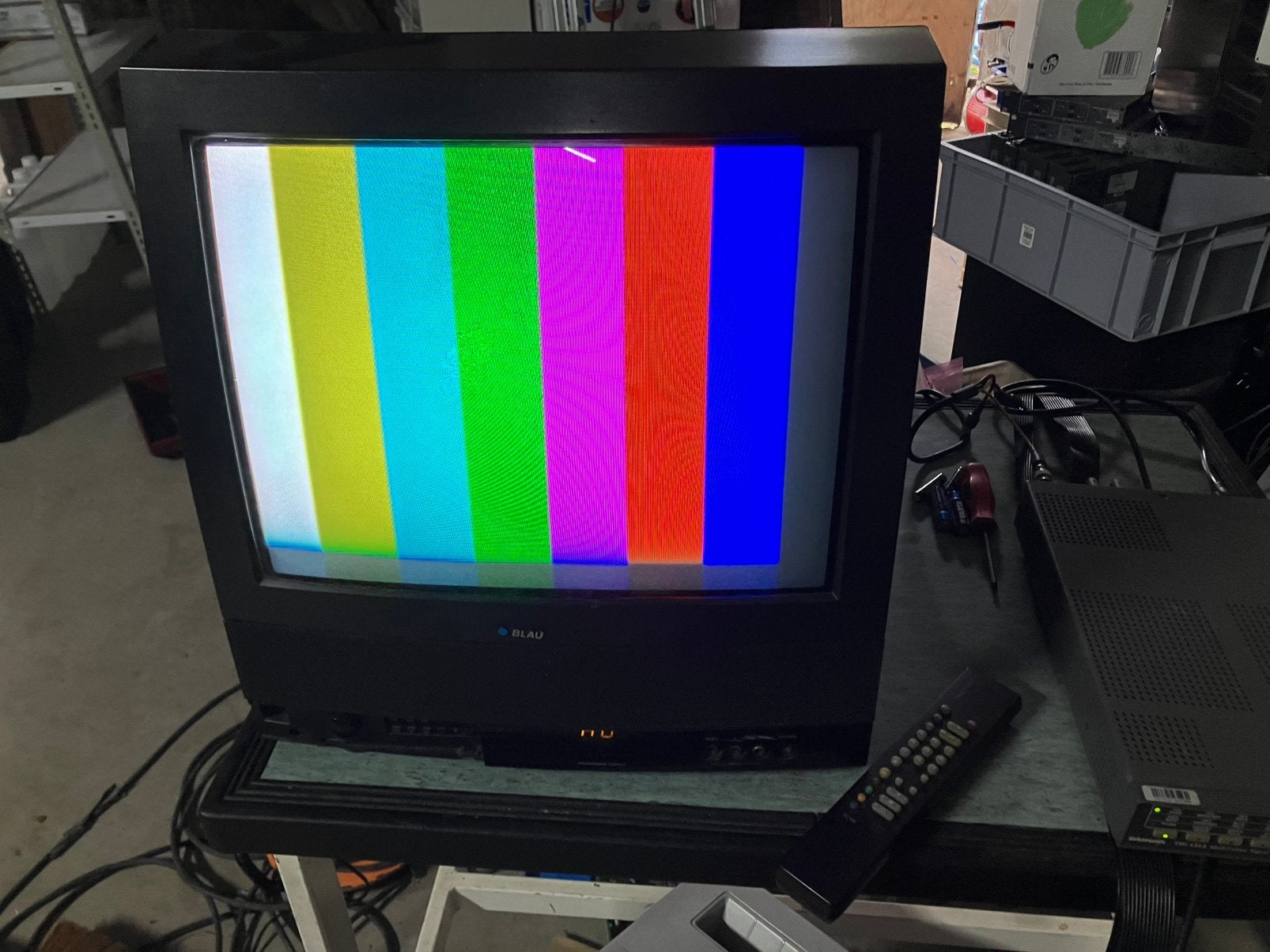 Blaupunkt kleine tv , met scart en tulp en ab retro gaming, Ophalen, Blaupunkt, Daar, Duitsland