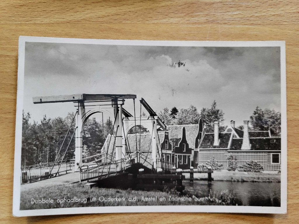 ansicht Ouderkerk a.d. Amstel Brug, Ophalen of Verzenden, Voor 1920, Noord-Holland