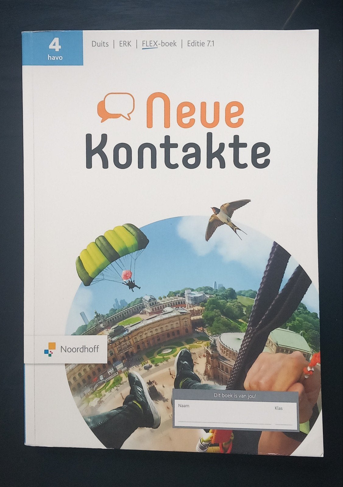 Neue Kontakte Flex-boek Duits 4 havo editie 7.1, Duits, Noordhoff, HAVO, Ophalen of Verzenden