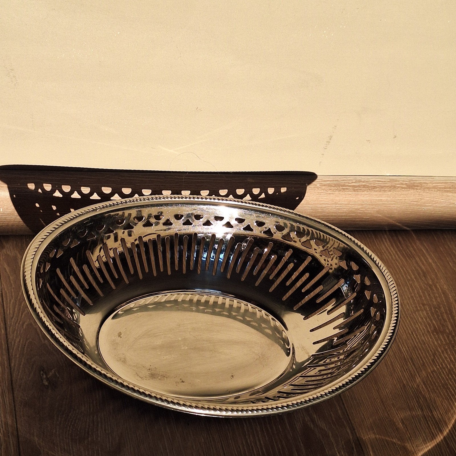 Alfra Alessi vintage schaal broodschaal rvs, Ophalen of Verzenden, Gebruikt