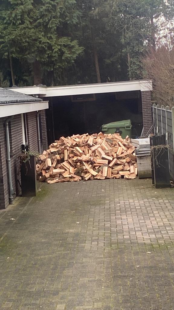 Droog haardhout, Tuin en Terras, Haardhout, 6 m³ of meer, Ophalen of Verzenden