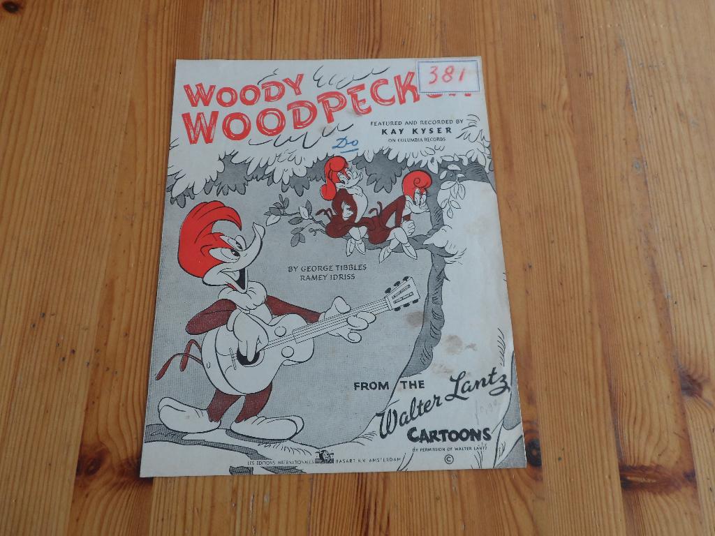 Woody woodpecker - tibbles / idriss, Gebruikt, Gitaar, Ophalen of Verzenden, Artiest of Componist