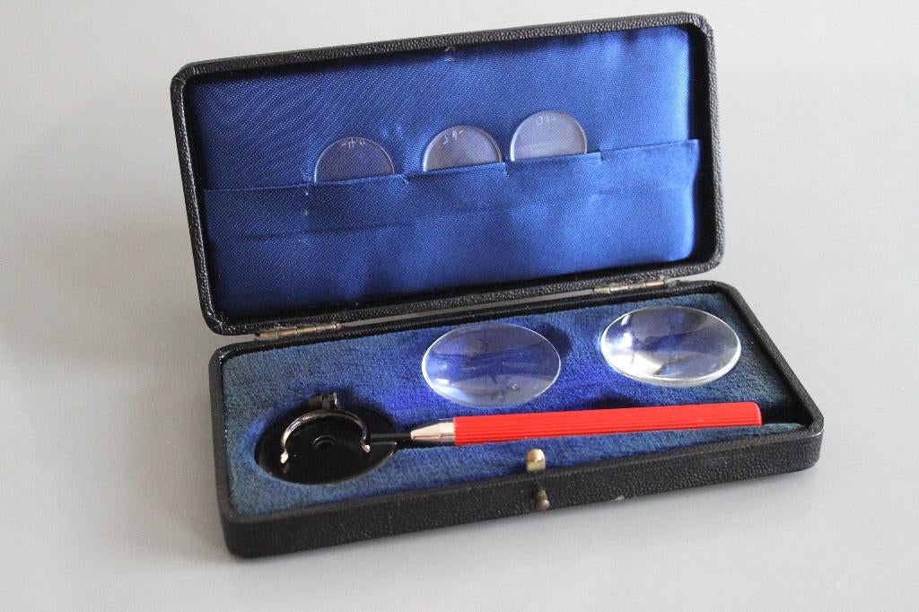 Antieke Liebreich’s Ophthalmoscope 1880-1900, Ophalen of Verzenden