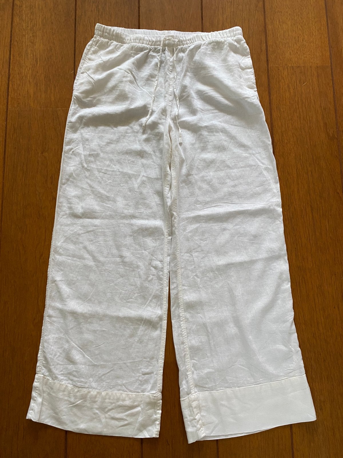 Nieuwe linnen broek, Maat 38/40 (M), Wit, Nieuw, Ophalen of Verzenden