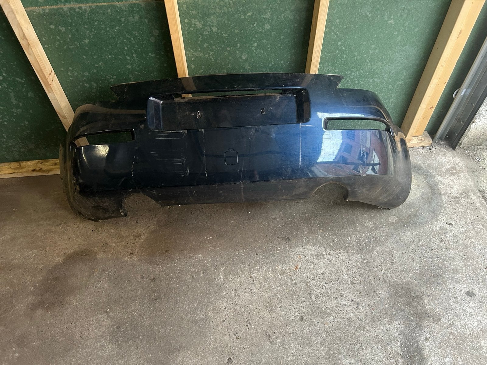 Nissan 350z Bumper Achter - Donkerblauw, Ophalen, Gebruikt, Achter, Bumper