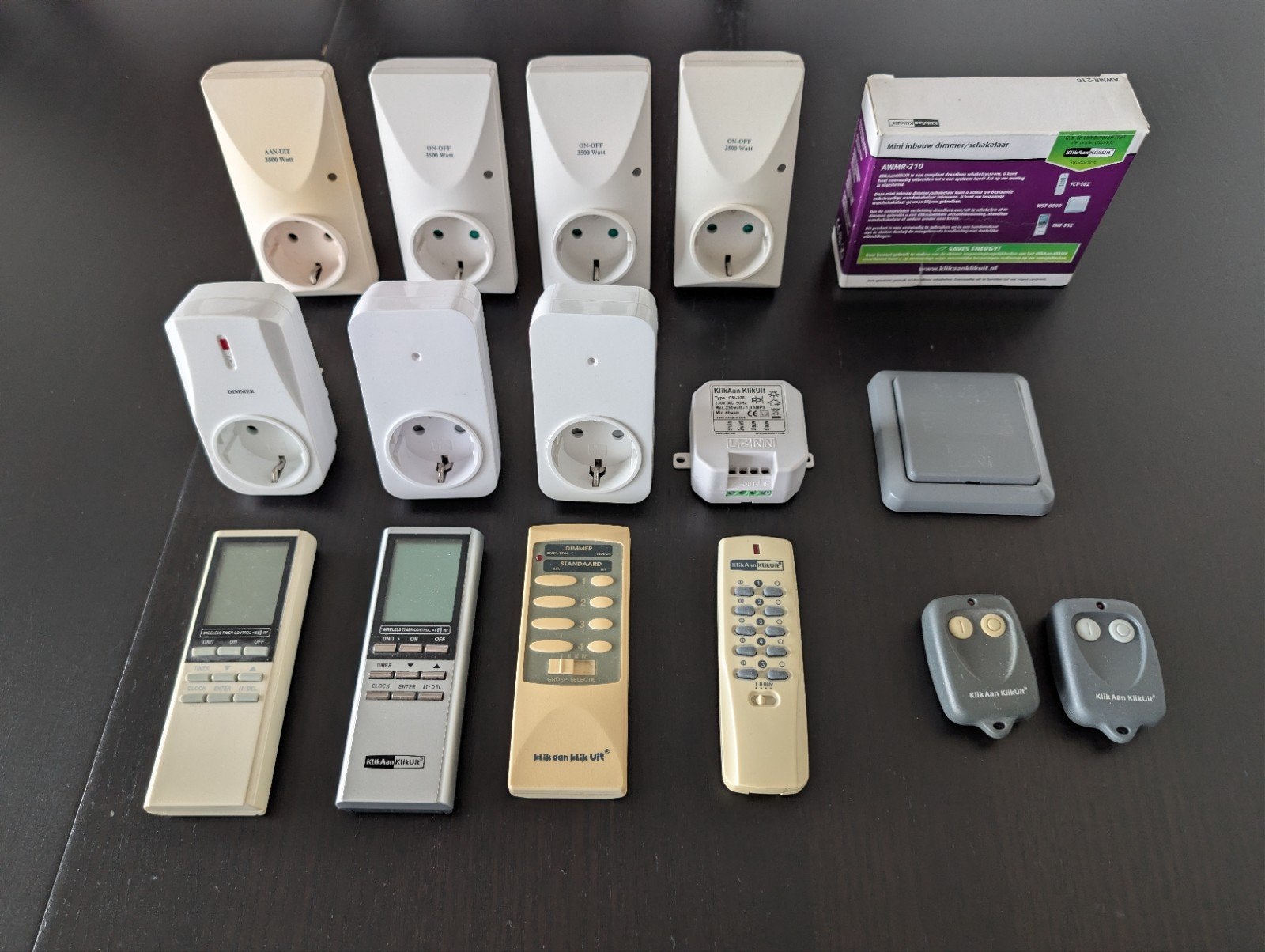 Diverse klik-aan-klik-uit apparatuur, los te koop, Ophalen of Verzenden, Gebruikt, Overige merken, Overige typen