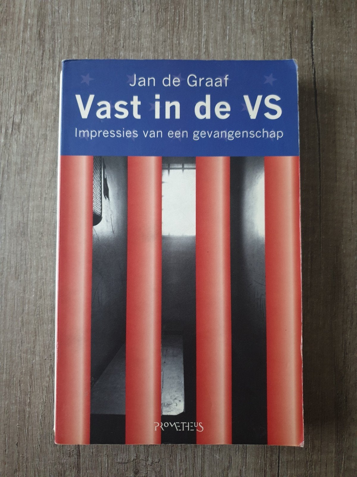 Vast in de VS - Impressies van een gevangenschap, Ophalen of Verzenden, Gelezen, Jan de Graaf