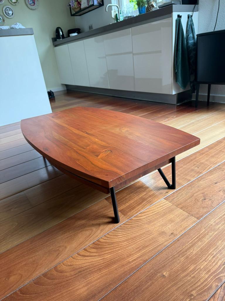Lage salontafel, Ophalen, Gebruikt, 100 tot 150 cm, 50 tot 100 cm