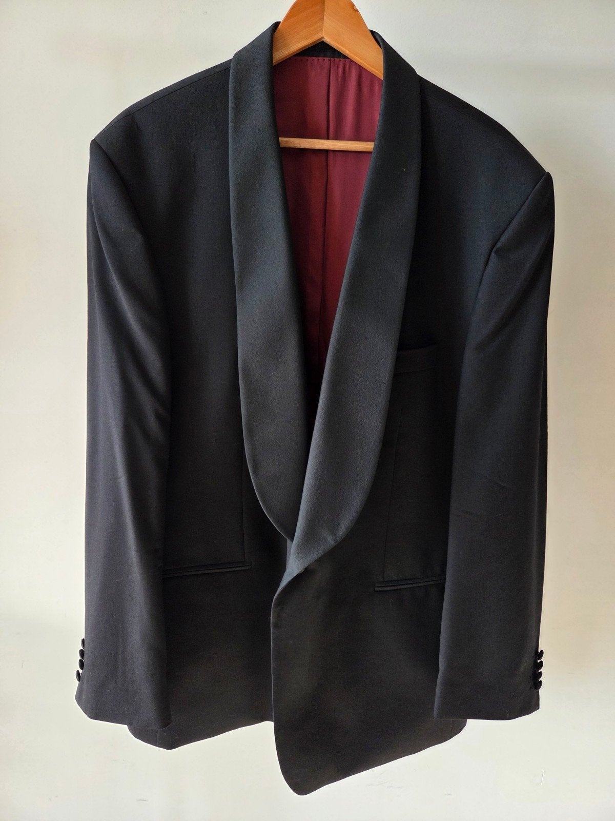 Zwart Colbert, Kleding | Heren, Kostuums en Colberts, Ophalen of Verzenden, Zo goed als nieuw, Maat 56/58 (XL), Zwart