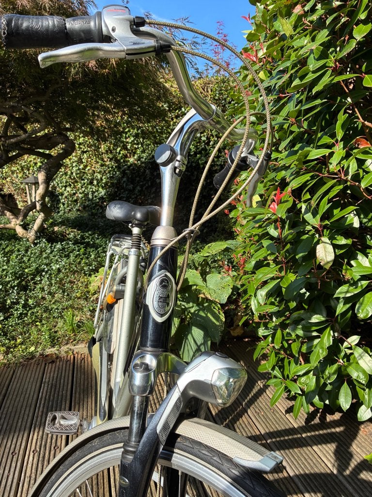 Damesfiets; Gazelle Chamonix Goldline, Ophalen, Versnellingen, Gazelle, Trommelrem