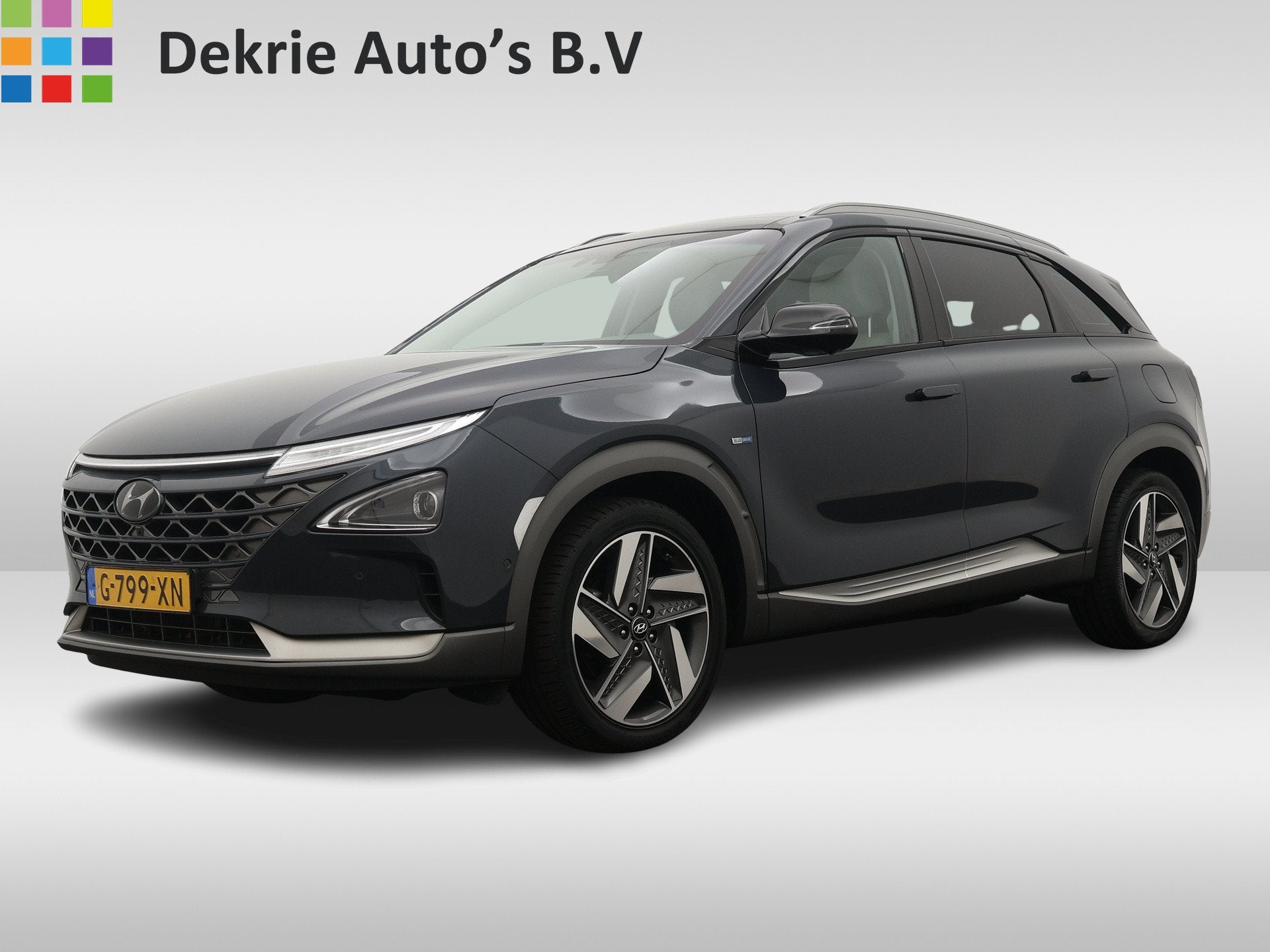 Hyundai NEXO Plus Pack FCEV Waterstof 163PK / Navigatie / Pa, Dealer onderhouden, Gebruikt, Blauw, Waterstof
