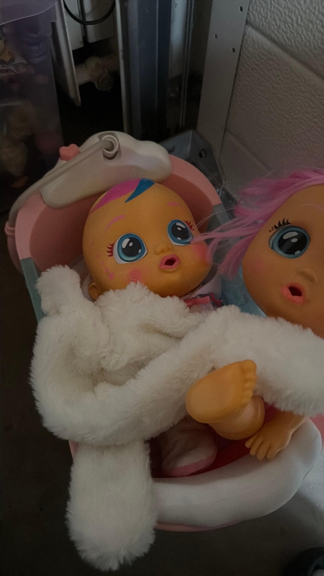 2x cry baby en interactieve bad, Ophalen of Verzenden, Zo goed als nieuw