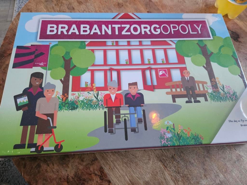 Brabantzorgopoly: Unieke Monopoly-variant over zorg, Hobby en Vrije tijd, Gezelschapsspellen | Bordspellen, Vijf spelers of meer