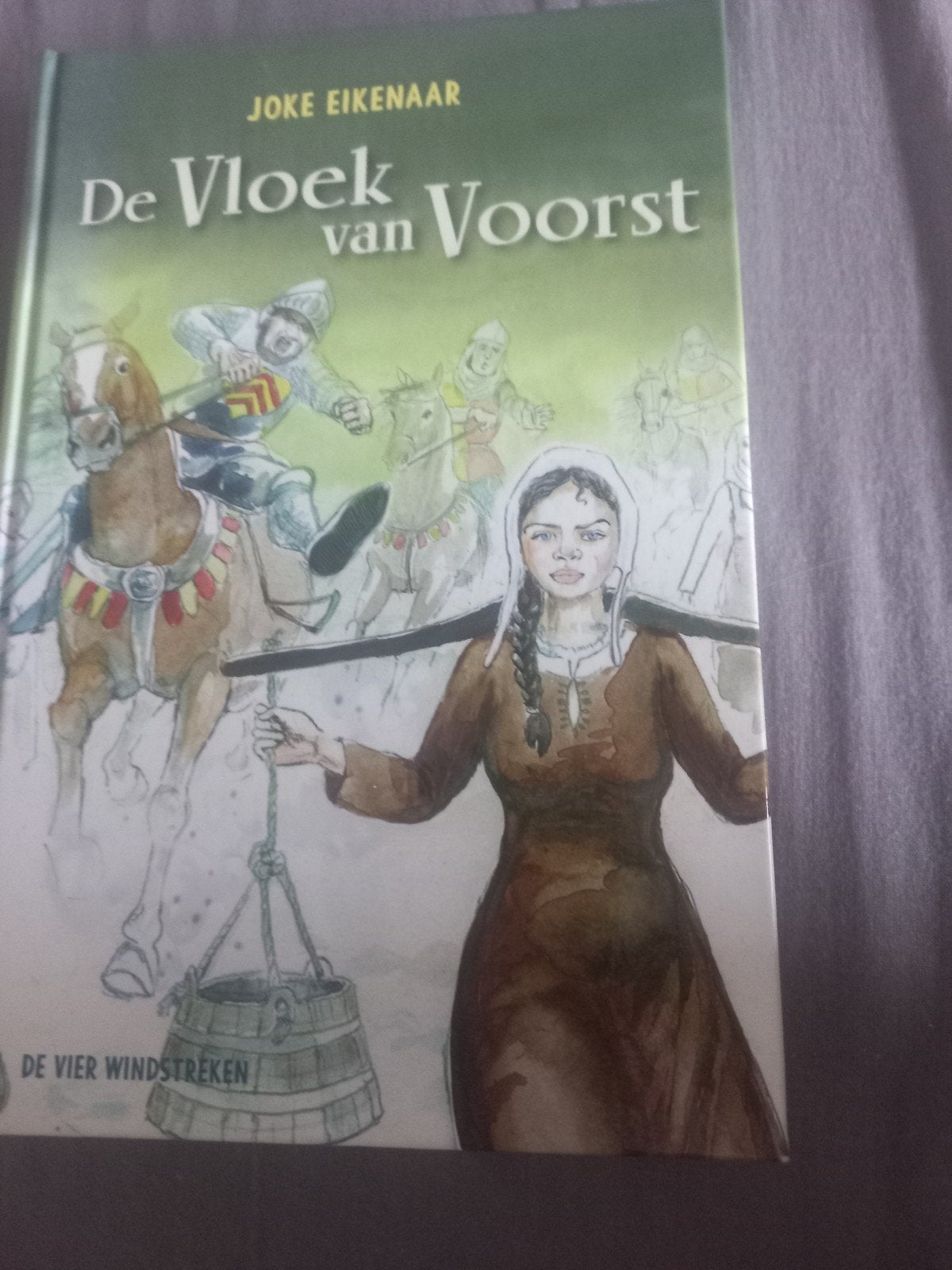 De Vloek van Voorst - Historisch Jeugdboek, Ophalen of Verzenden, 14e eeuw of eerder, Zo goed als nieuw, Joke Eikenaar