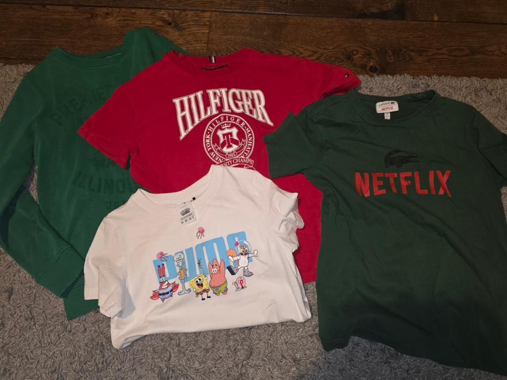 Tommy hilfiger shirt, Ophalen of Verzenden, Zo goed als nieuw, Maat 140