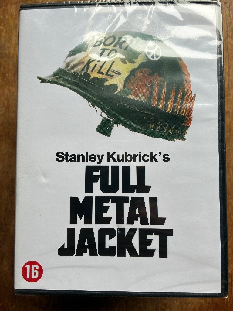 Full metal Jacket DVD ; (S. Kubrick) ; oorlog , drama NIEUW, Engels, Vanaf 16 jaar, Nederlands, Overige genres