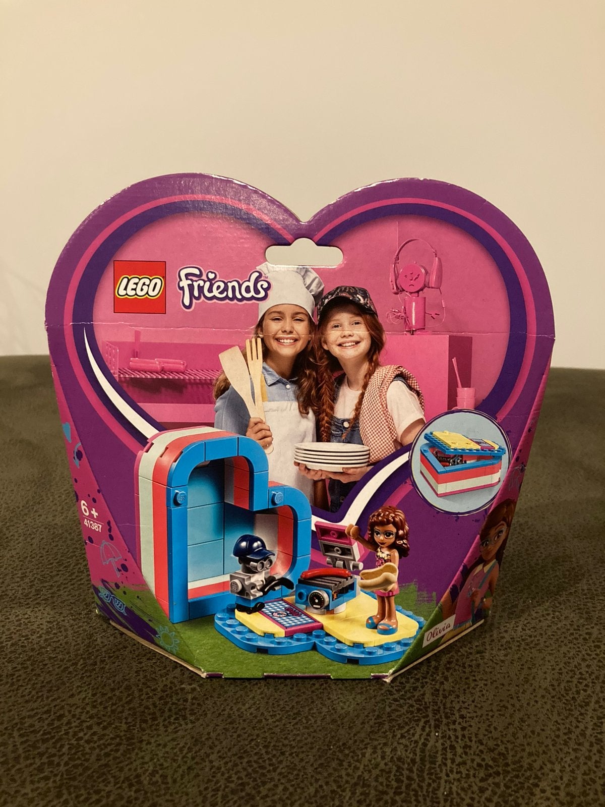 Lego Friends 41387 Olivia's Hartvormige Zomerdoos, Compleet, Lego, Friends, Ophalen of Verzenden