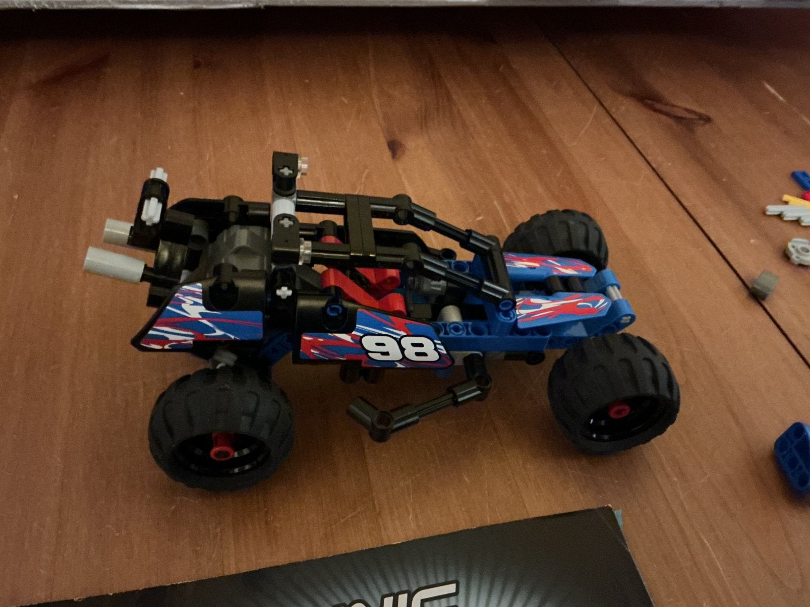 Technisch lego 42010 PULL BACK RACER., Gebruikt, Lego, Ophalen of Verzenden, Technic