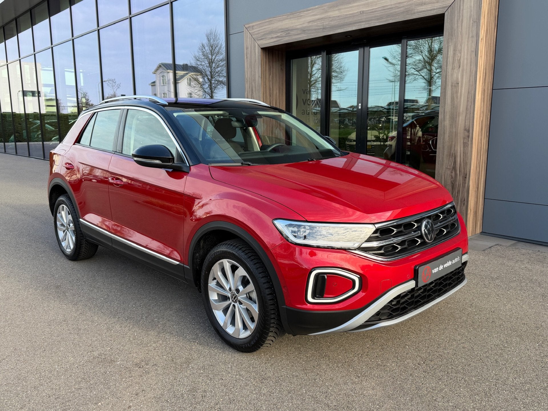 Volkswagen T-Roc 1.5 TSI 150pk DSG Style | Navigatie | Stand, Auto's, Volkswagen, 12 maanden, 1258 kg, Zwart, 4 cilinders