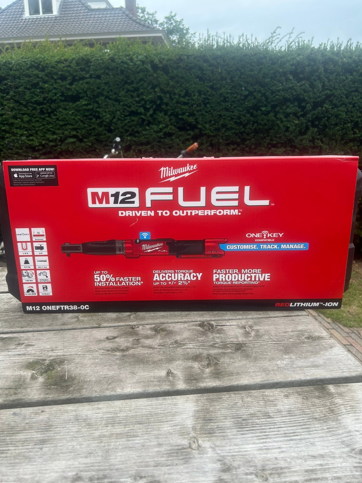 Milwaukee M12 ONEFTR38-0C momentsleutel, Ophalen of Verzenden, Nieuw