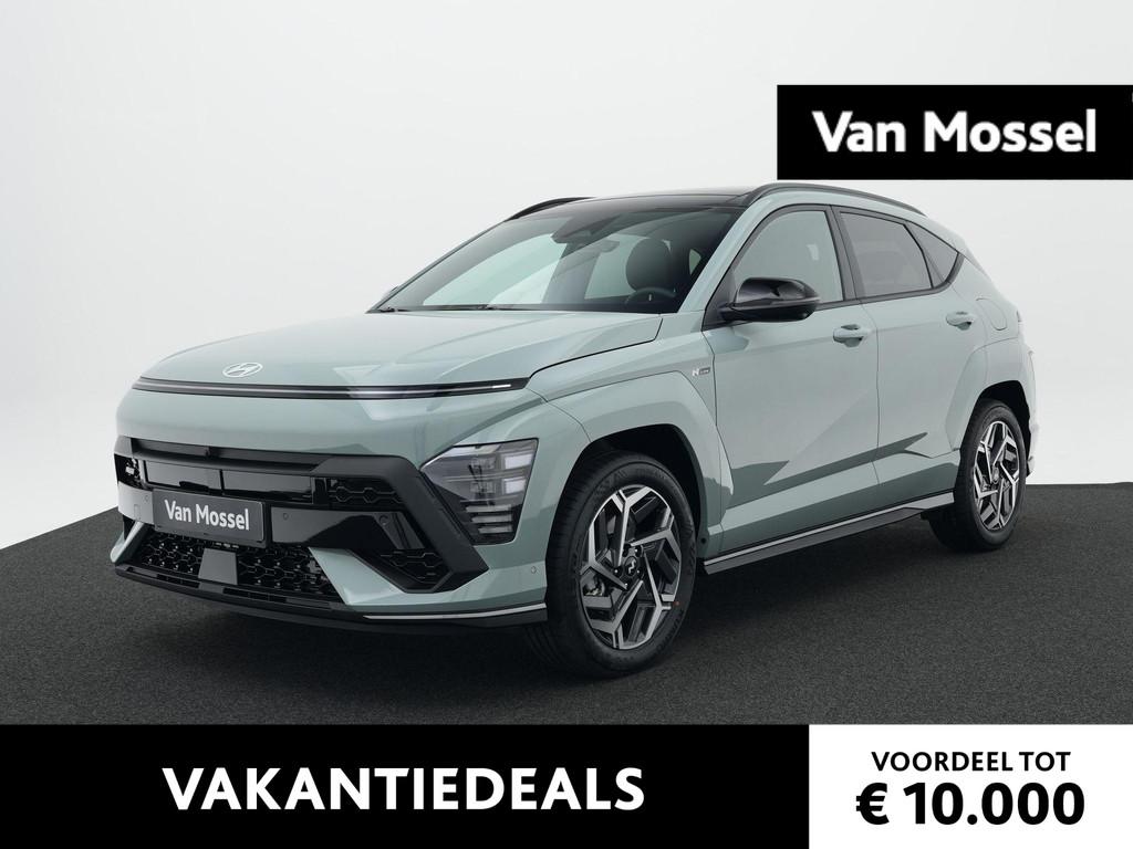 Hyundai Kona 1.6 GDI HEV N Line Sky | Airco | Cruise Control, Auto's, Hyundai, 137 pk, Euro 6, Met garantie (alle), Bedrijf